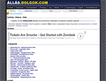 Tablet Screenshot of allas.dolgok.com